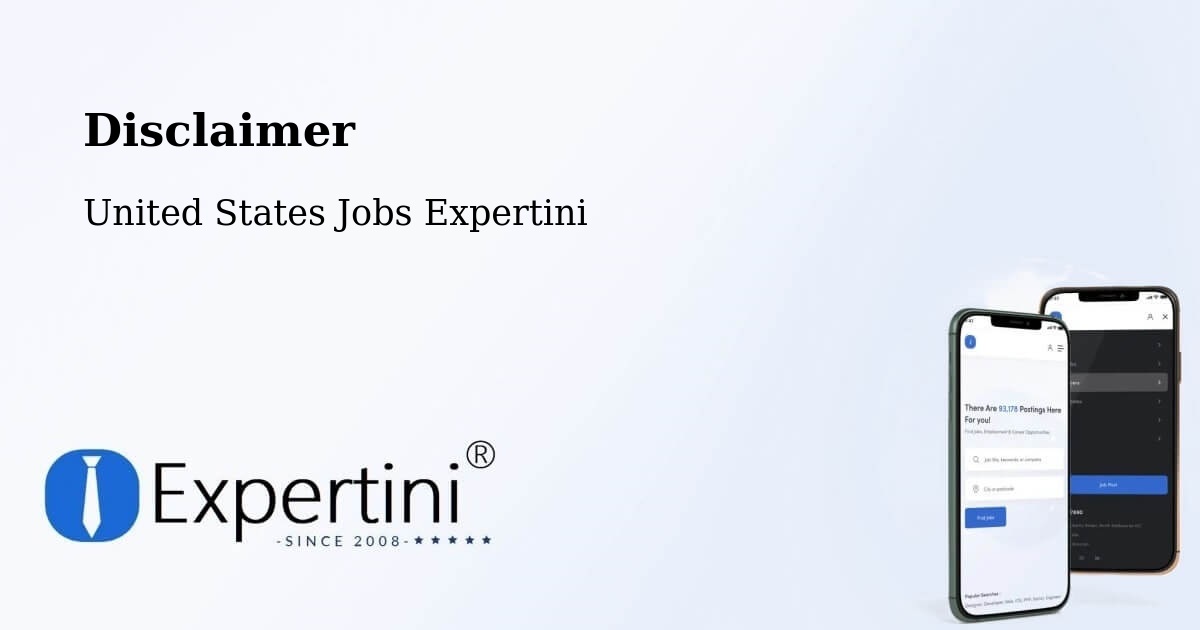 Disclaimer – Mineola - United States Jobs Expertini